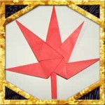折り紙で簡単な紅葉の折り方！貼り絵にも最適な簡単な作り方！