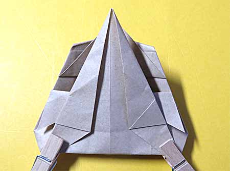 折り紙で犬 戌の折り方 1枚で簡単立体的な日本犬の作り方 セツの折り紙処